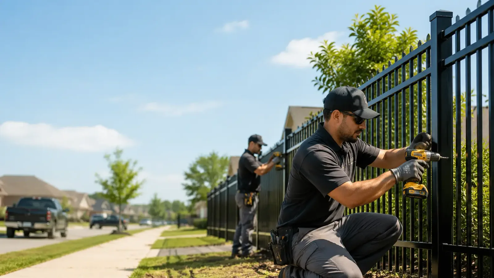 Metal Fence Installation in Tyngsboro, MA